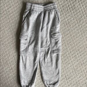 Nike Kids Light Gray Cargo Joggers